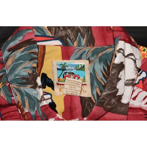 Ron Anderson Collection by Kahala Men's Button‎ Up Hawaiian Rayon Shirt Size XL